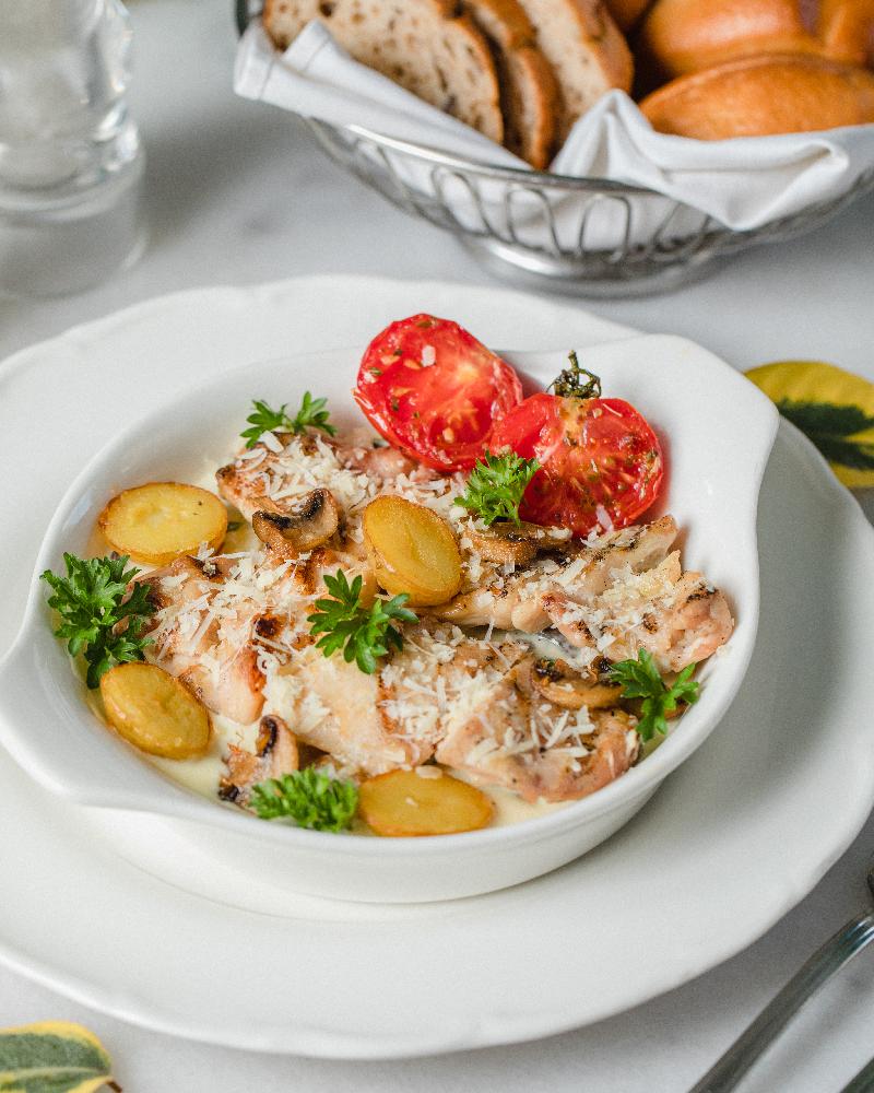 Chicken With Bechamel Sauce